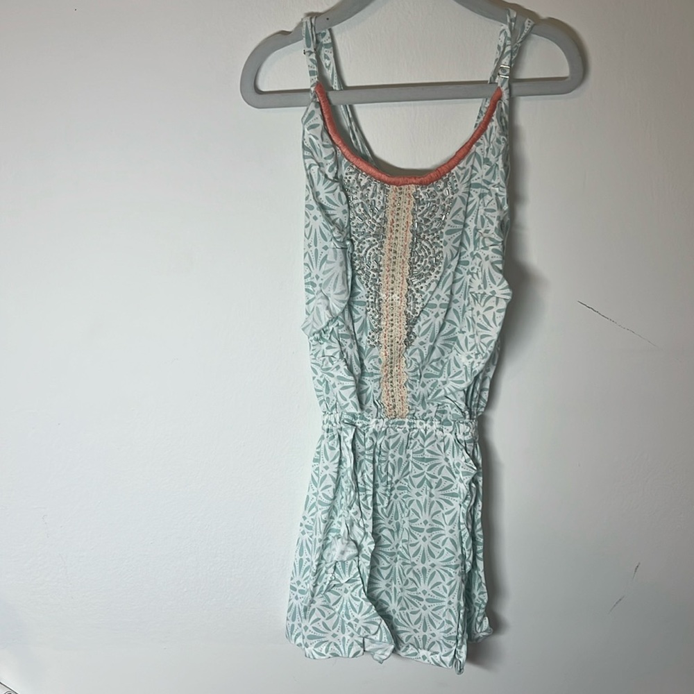 Skemo Kids Bali Flower Ocean Ruffle Mini Dress
